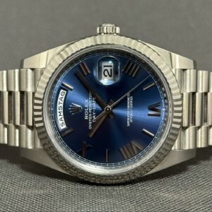 Rolex Day-Date 40 WG ‘Bright Blue’ 228239 12/2022